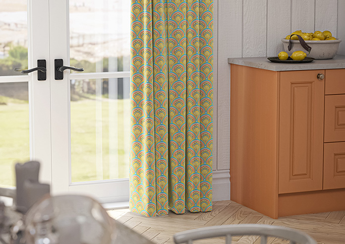 Deco Sea Shells, Peach Melba - Made To Measure Curtains - Image 5